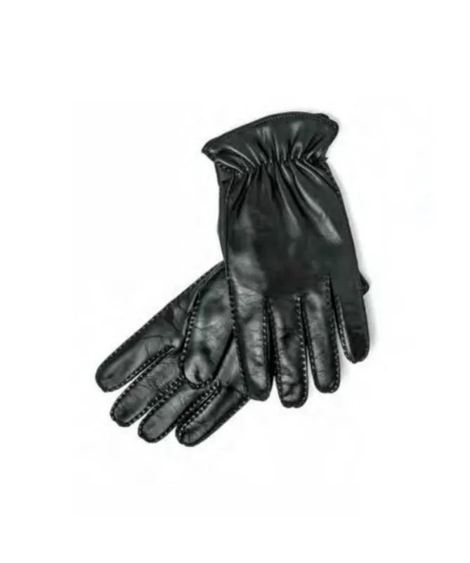 AG Spalding & Bros Glove Guanti in vera pelle, fodera in lana 8,5 nero black