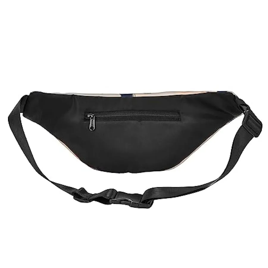 Airplane Sunset Sky Fanny Pack per donne uomini marsupio cintura regolabile casual petto borsa marsupione per viaggi escursionis