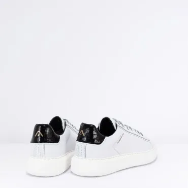  AMBITIOUS Sneaker in Pelle Col. Bianco