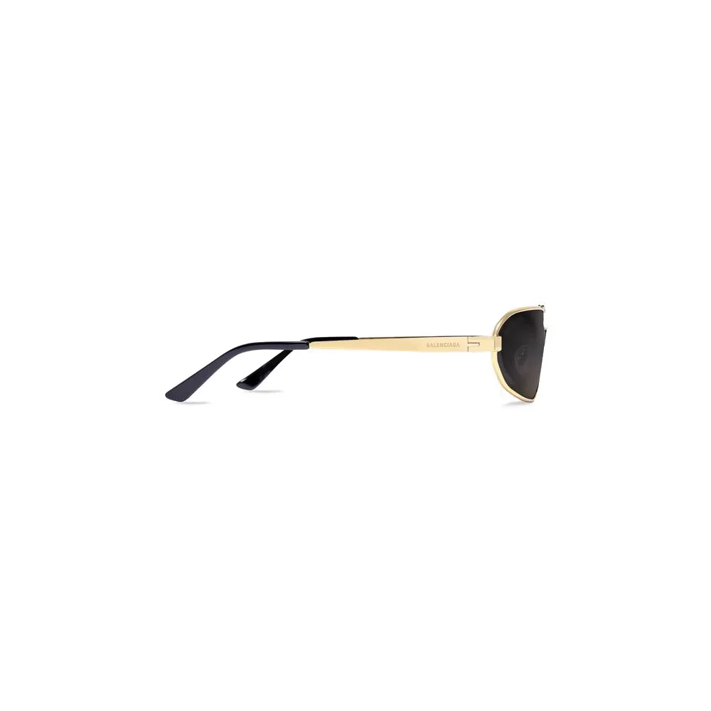 Balenciaga - Occhiali da Sole Stretch Oval - Nero - Occhiali da Sole - Balenciaga Eyewear