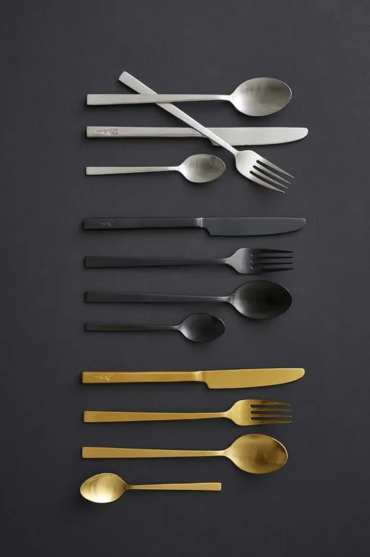 Bitz set di posate per 4 persone Mat Gold 16-pack