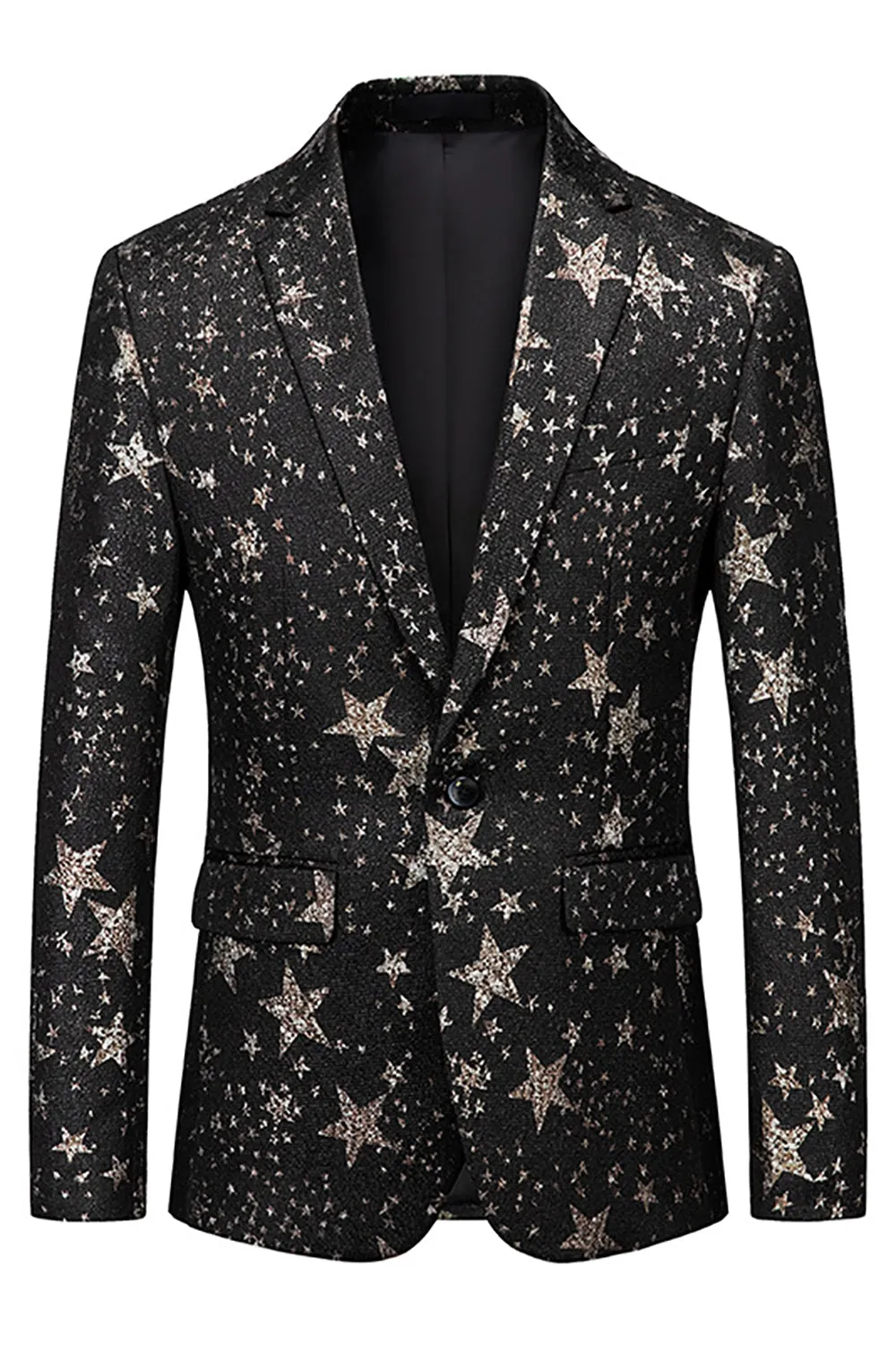 Black Stars Blazer Prom Uomo