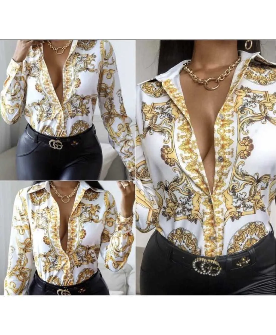 Blusa elegante - Fantasia Versace