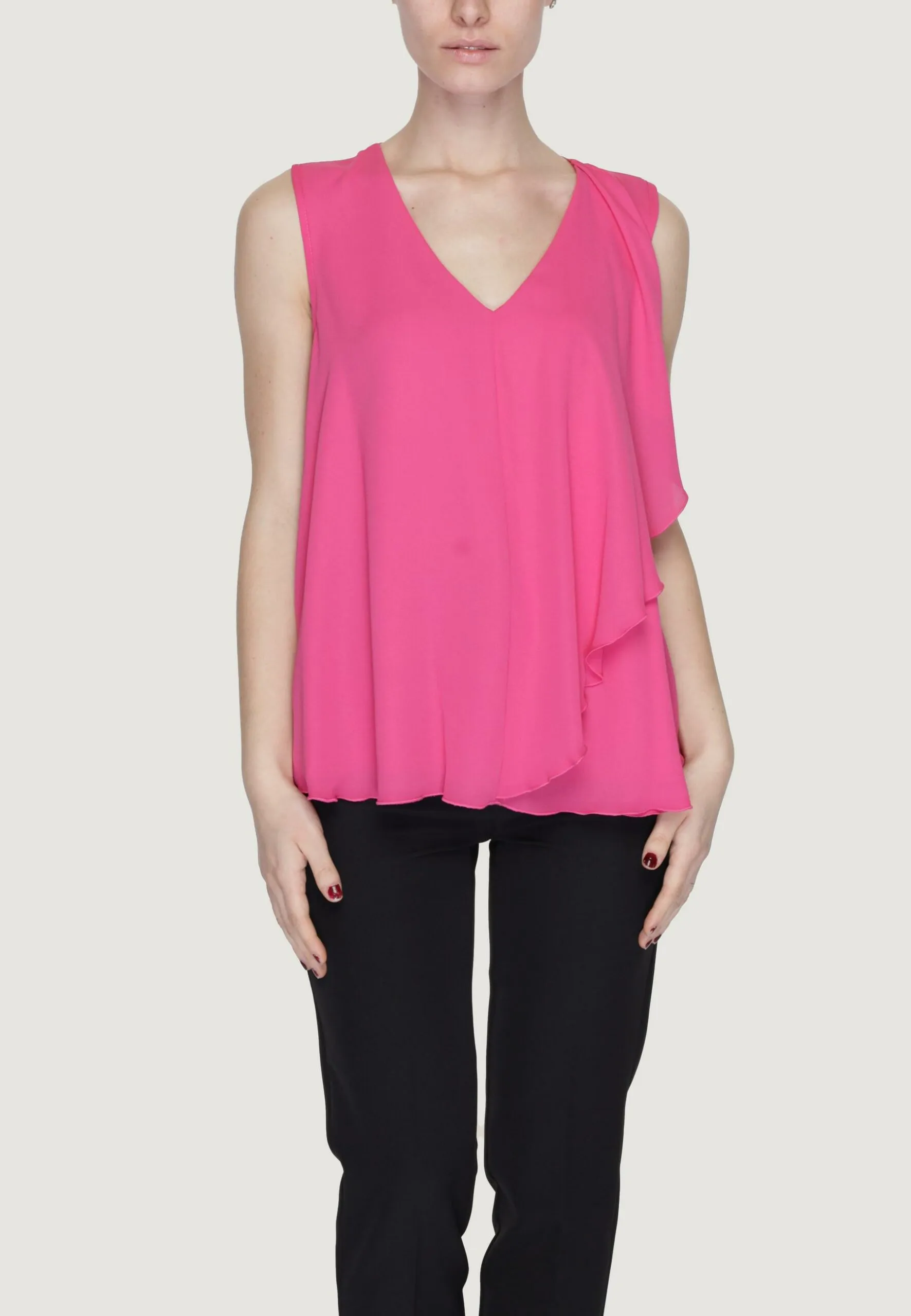 Blusa manica corta Sandro Ferrone  Fuxia