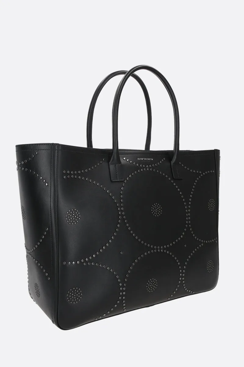  borsa tote Tresor large in pelle liscia  