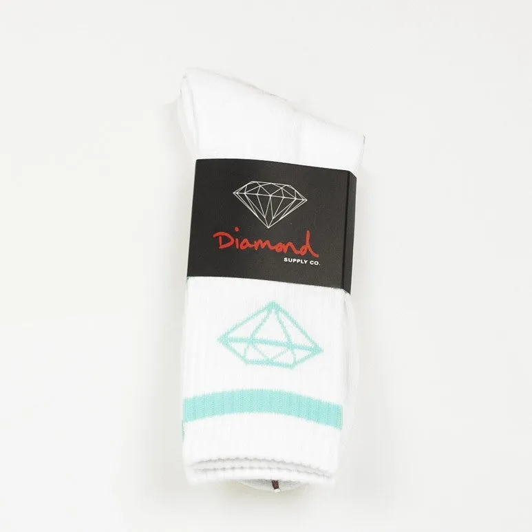 Calza Media Uomo Rock Sport Socks White/diamond Blue