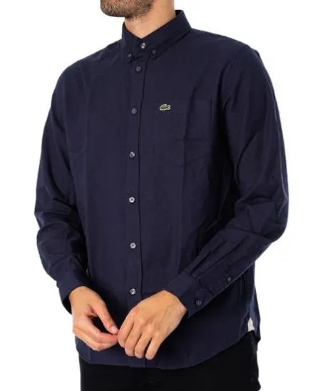 Camicia Maniche Lunghe Uomo Lacoste CH0204 423 Bleu