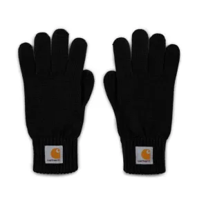 CARHARTT WIP Watch Gloves - Guanti Neri con Logo Carhartt    