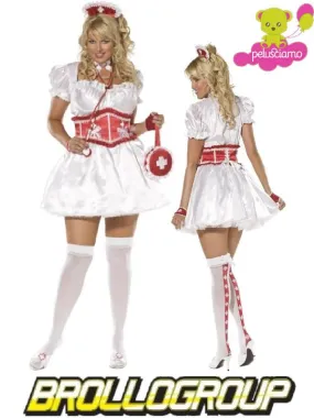 Costume Carnevale Infermiera sexy nurse Taglie Forti smiffys *12546