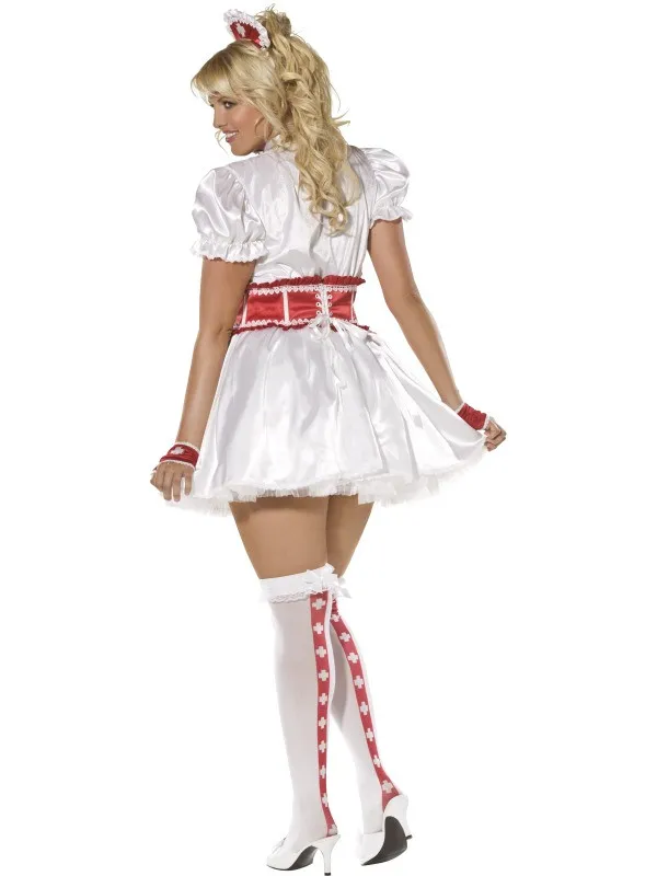 Costume Carnevale Infermiera sexy nurse Taglie Forti smiffys *12546