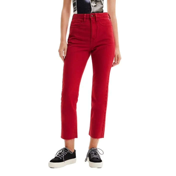 Desigual jeans rossi   