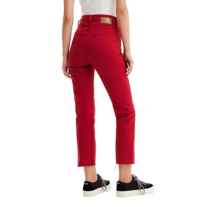 Desigual jeans rossi   