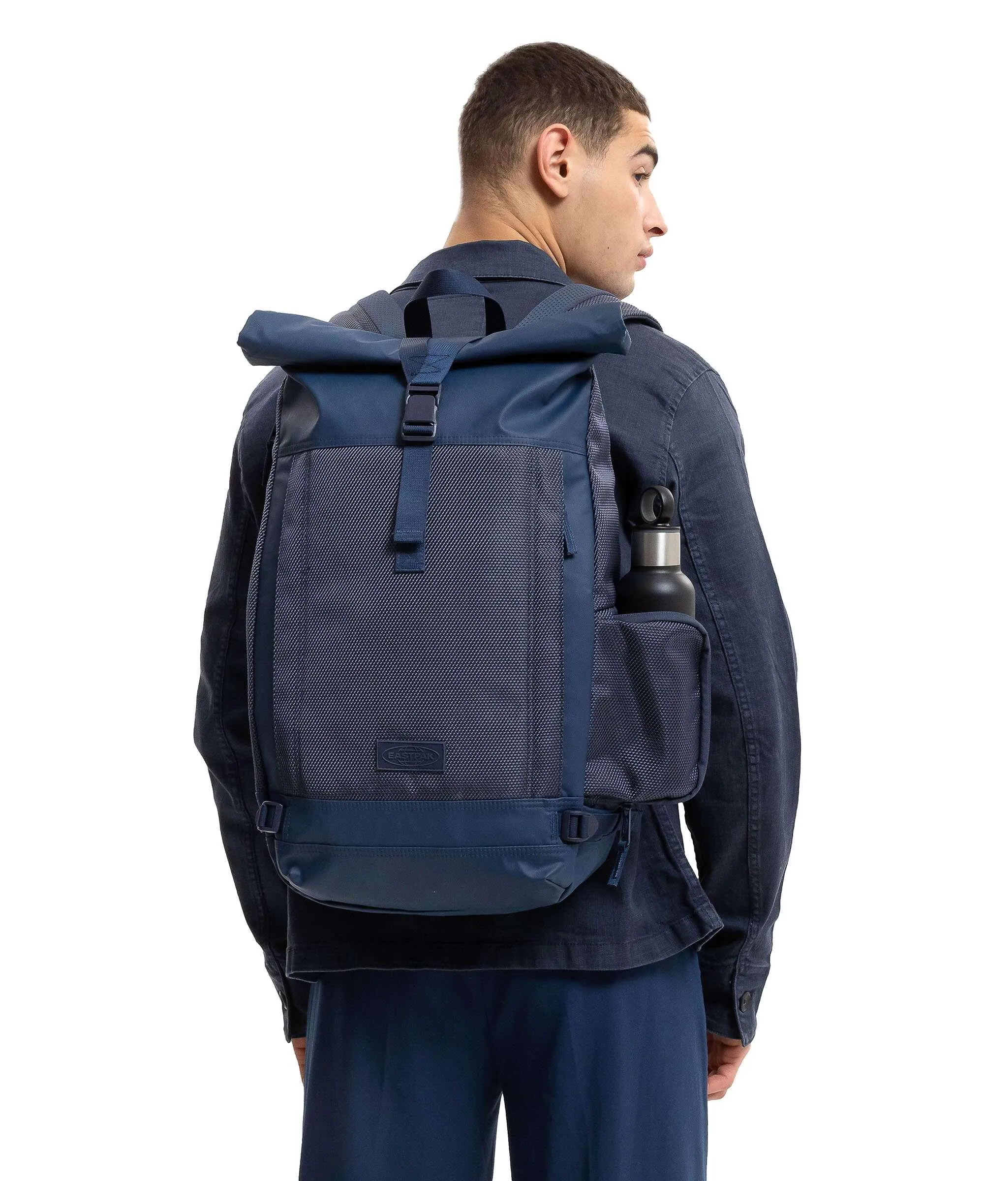  Eastpak Cnnct Tecum Roll Zaino roll-top 14″ poliestere blu scuro  