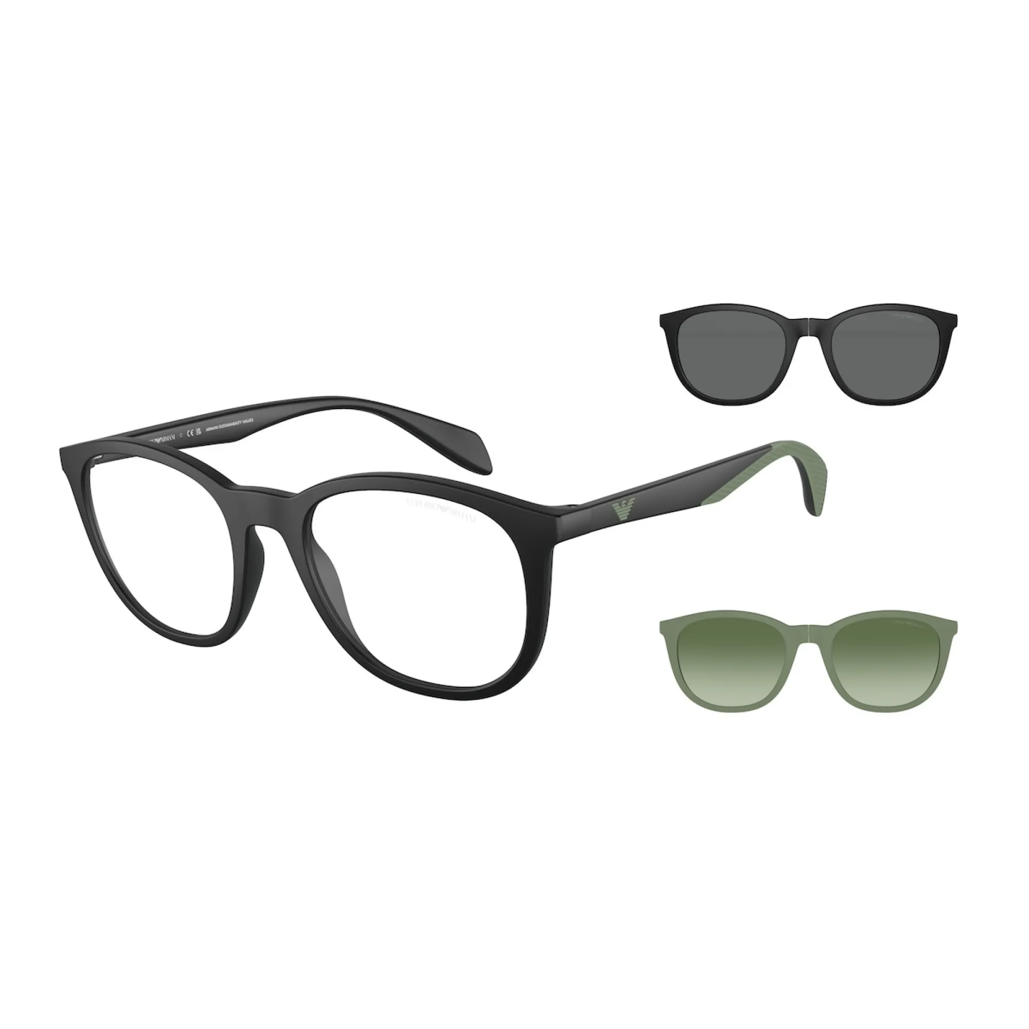   Emporio Armani EA 4211 - 50011W Nero Opaco | Occhiale Da Sole Uomo 