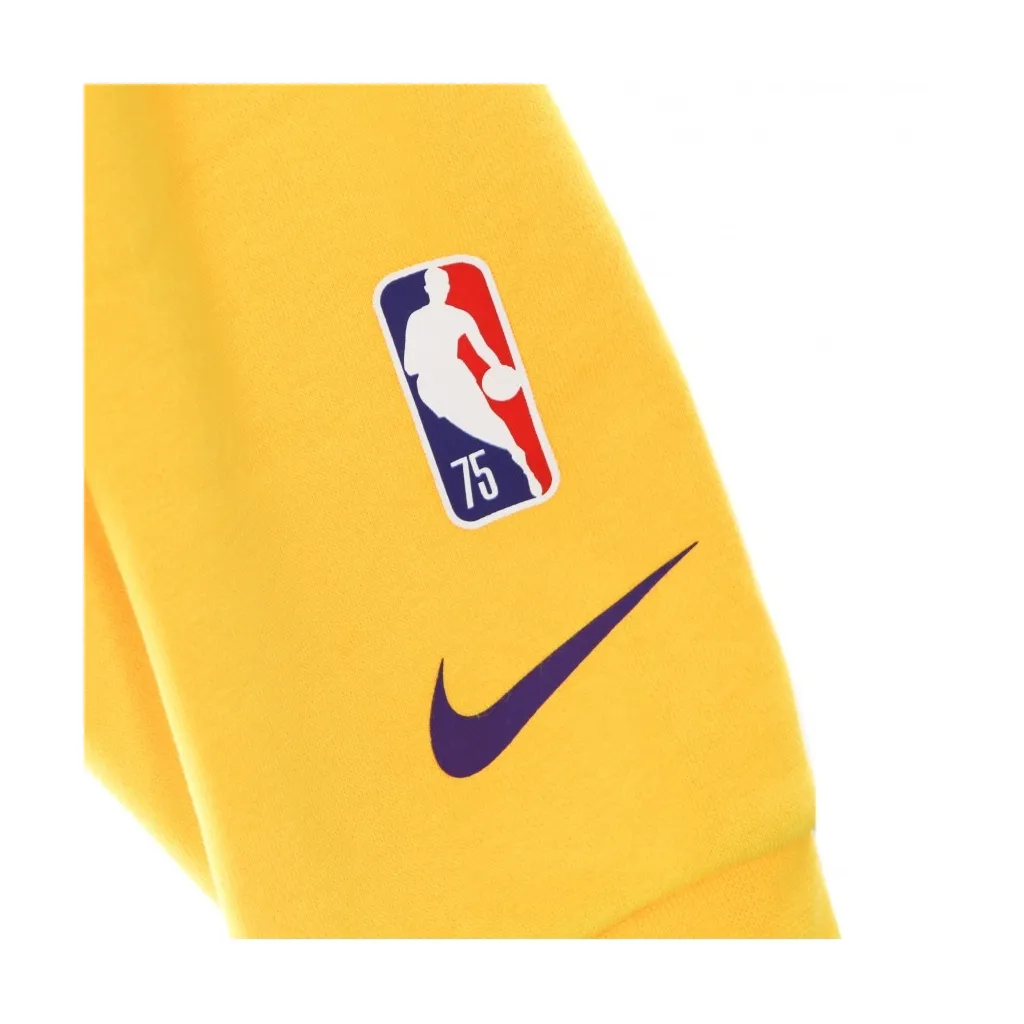 felpa cappuccio donna nba po fleece essential hoodie loslak AMARILLO