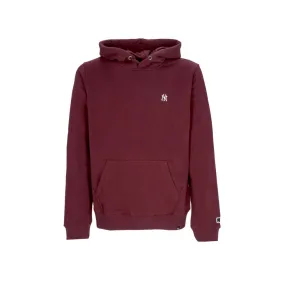 felpa cappuccio uomo mlb burnside base runner hood neyyan DARK MAROON