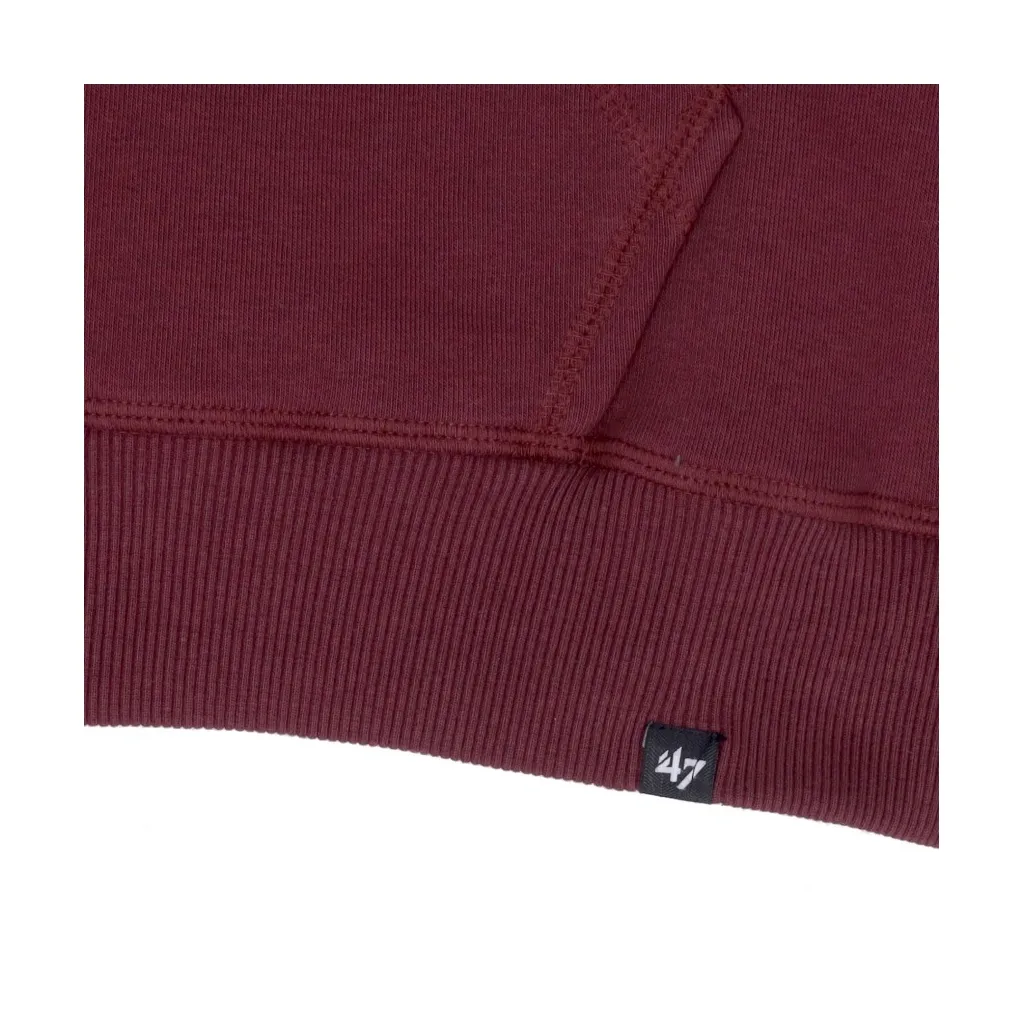 felpa cappuccio uomo mlb burnside base runner hood neyyan DARK MAROON