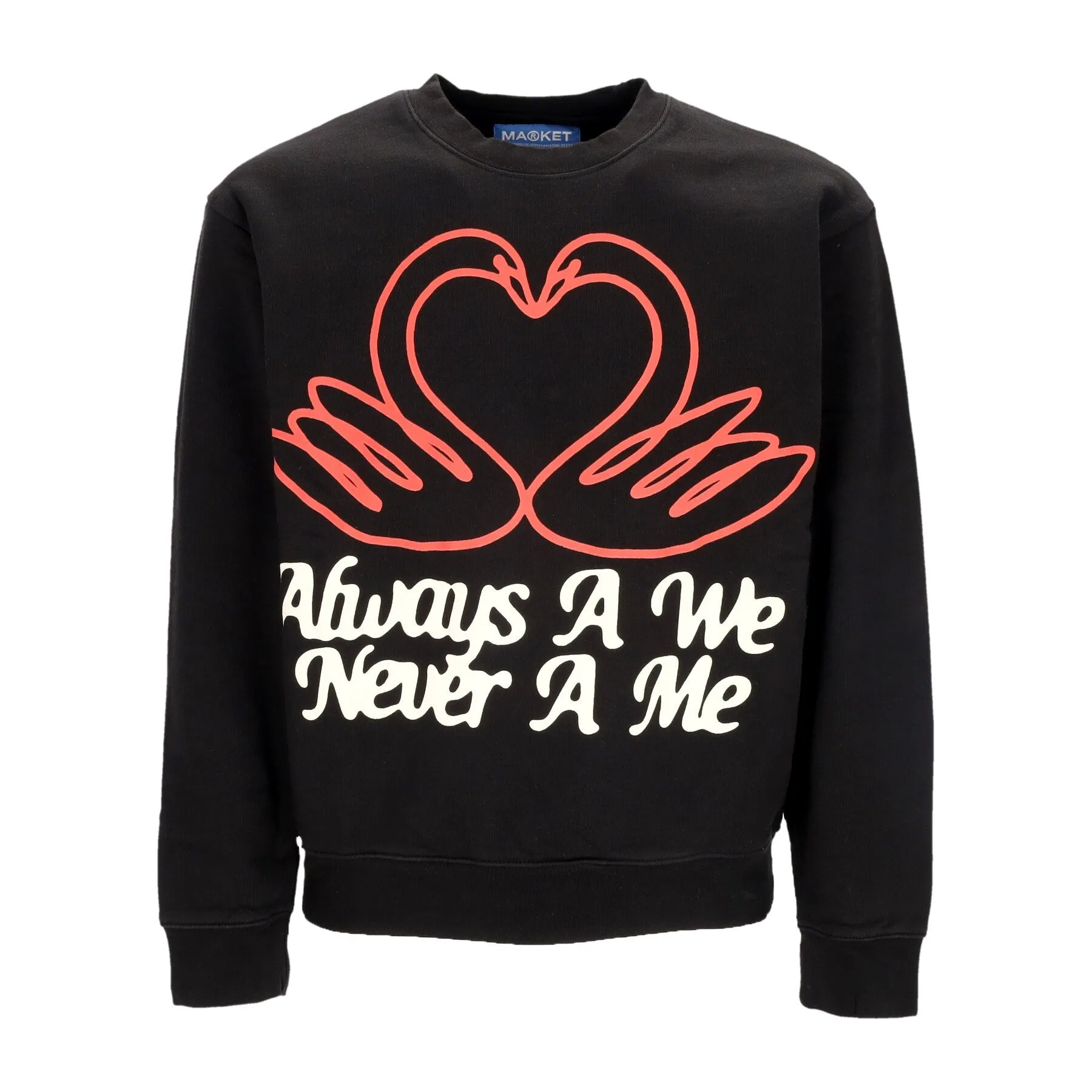 Felpa Girocollo Uomo Always We Crewneck Vintage Black