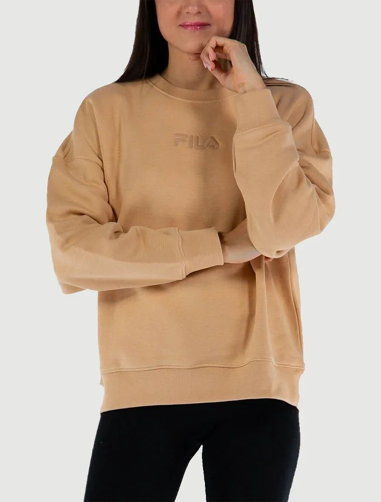 Felpa Sportiva Fila - Latte
