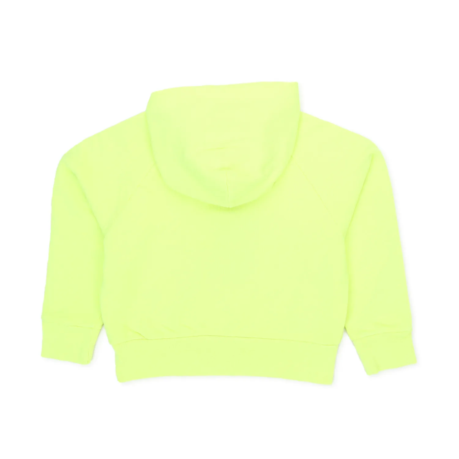 Felpa Unisex Lime Fluo Con Cappuccio Jr E Teen