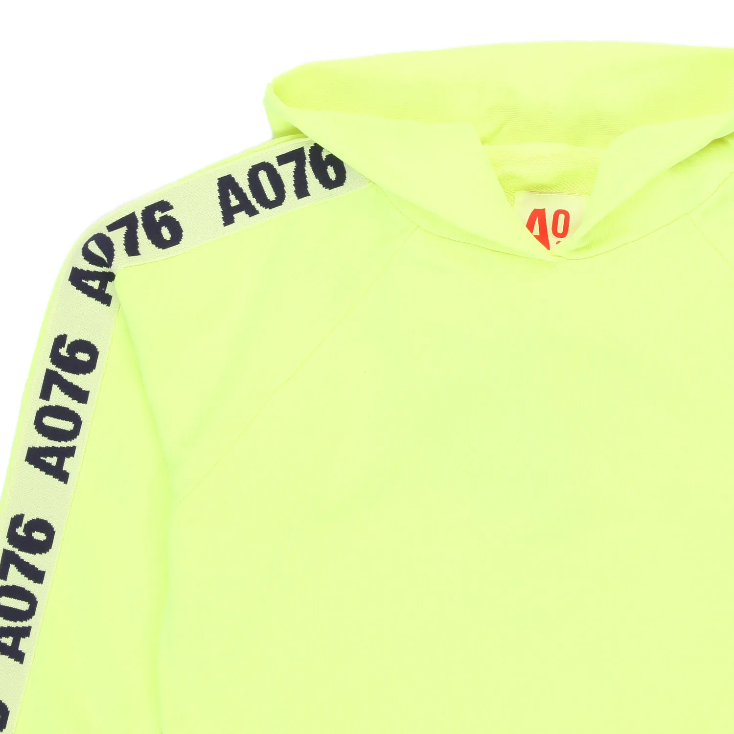 Felpa Unisex Lime Fluo Con Cappuccio Jr E Teen