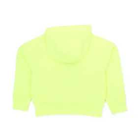 Felpa Unisex Lime Fluo Con Cappuccio Jr E Teen