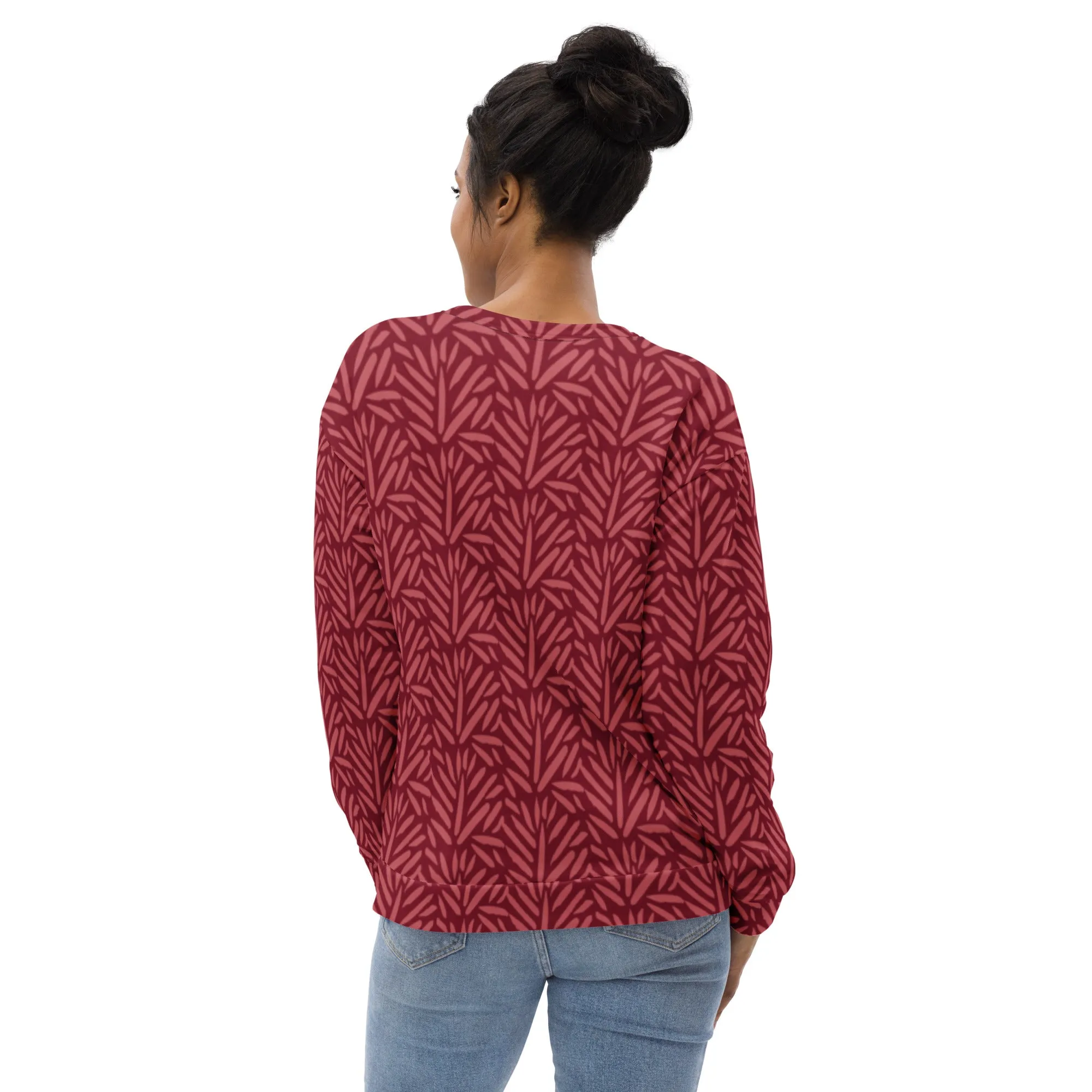 Felpa unisex rossa