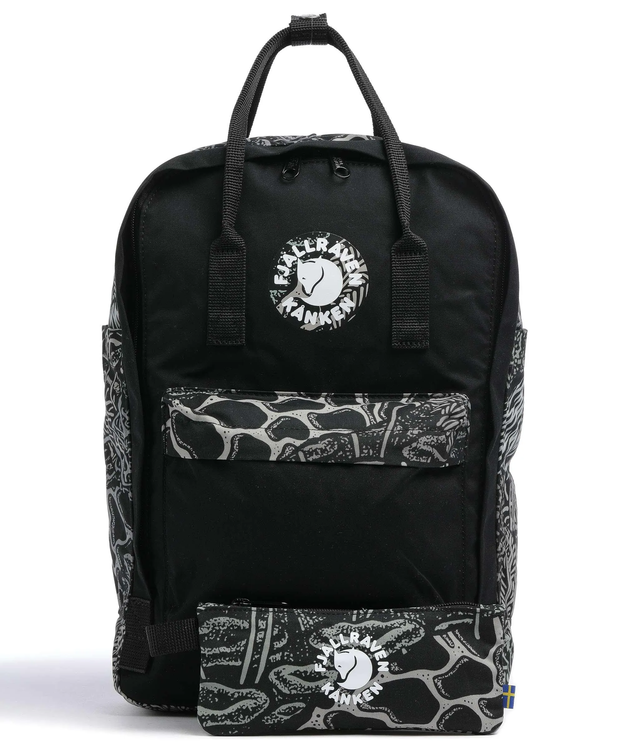  Fjällräven Kånken Art Plus Zaino vinylon nero  