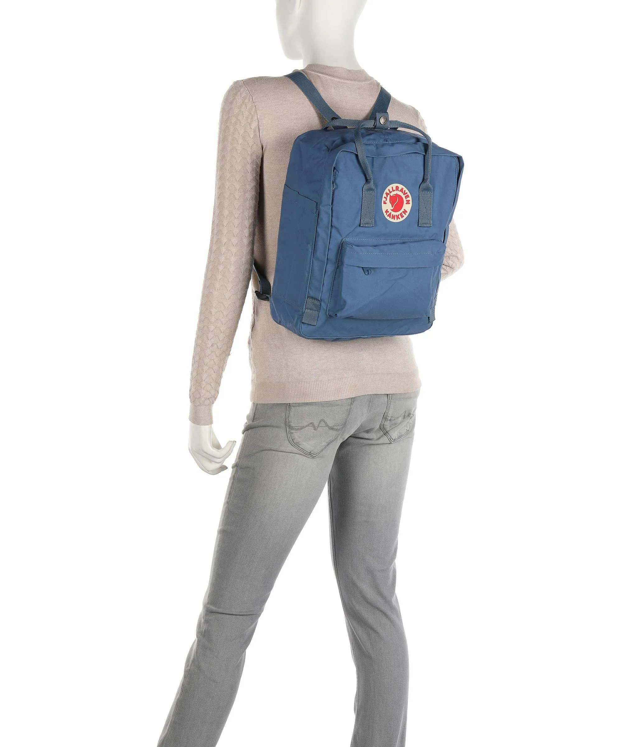  Fjällräven Kånken Zaino vinylon grigio/rosa  