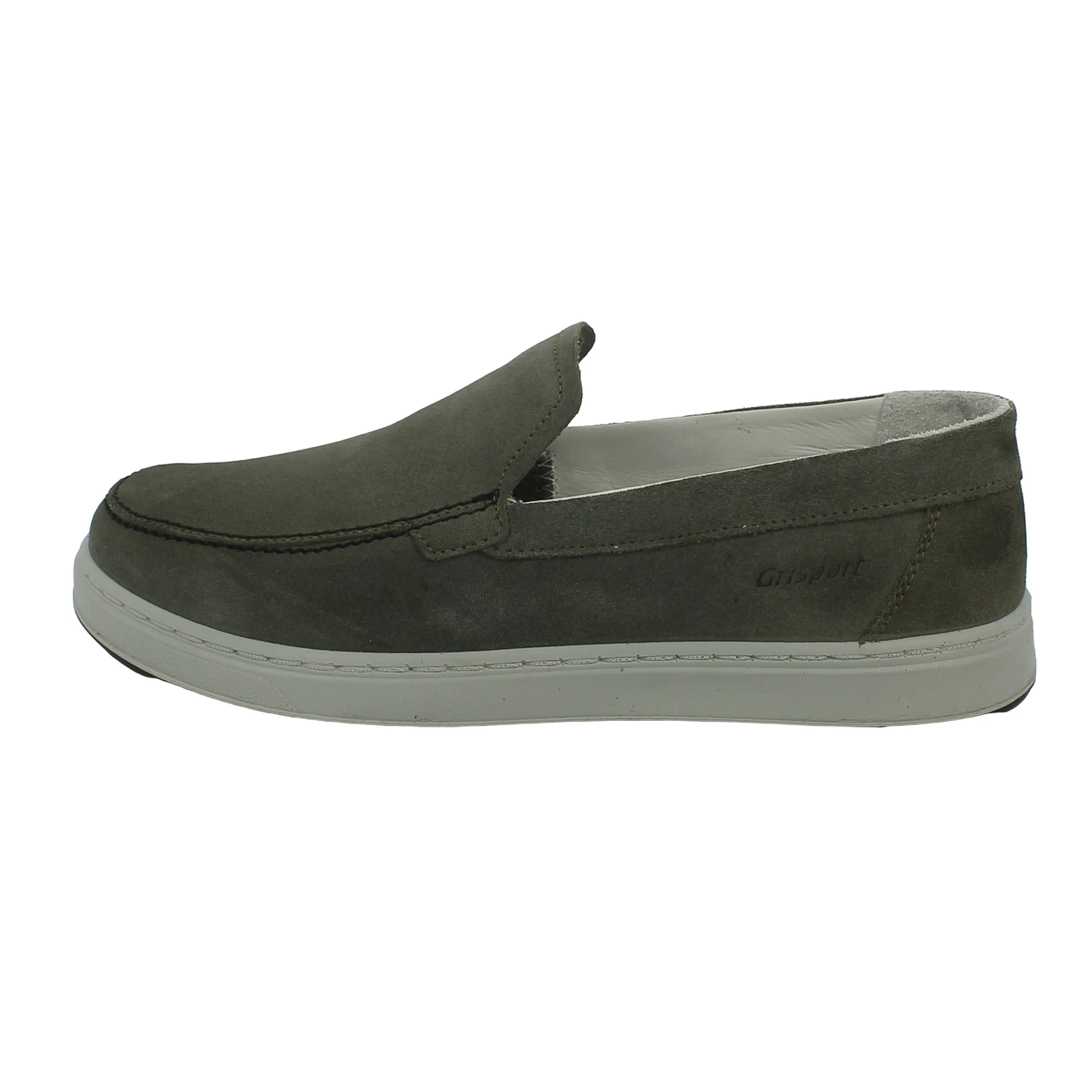 Grisport  Slip-on in camoscio muschio 