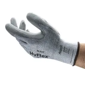 Guanti da lavoro Ansell HyFlex 11727, Tg. 7, in HPPE, Nylon, Spandex, col. Grigio