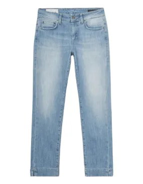 Jeans rose slim in denim stretch