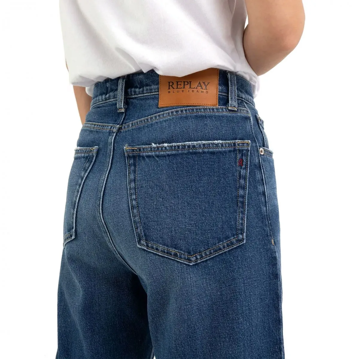 Jeans Wide Leg Fit Jaylie Dark Blue