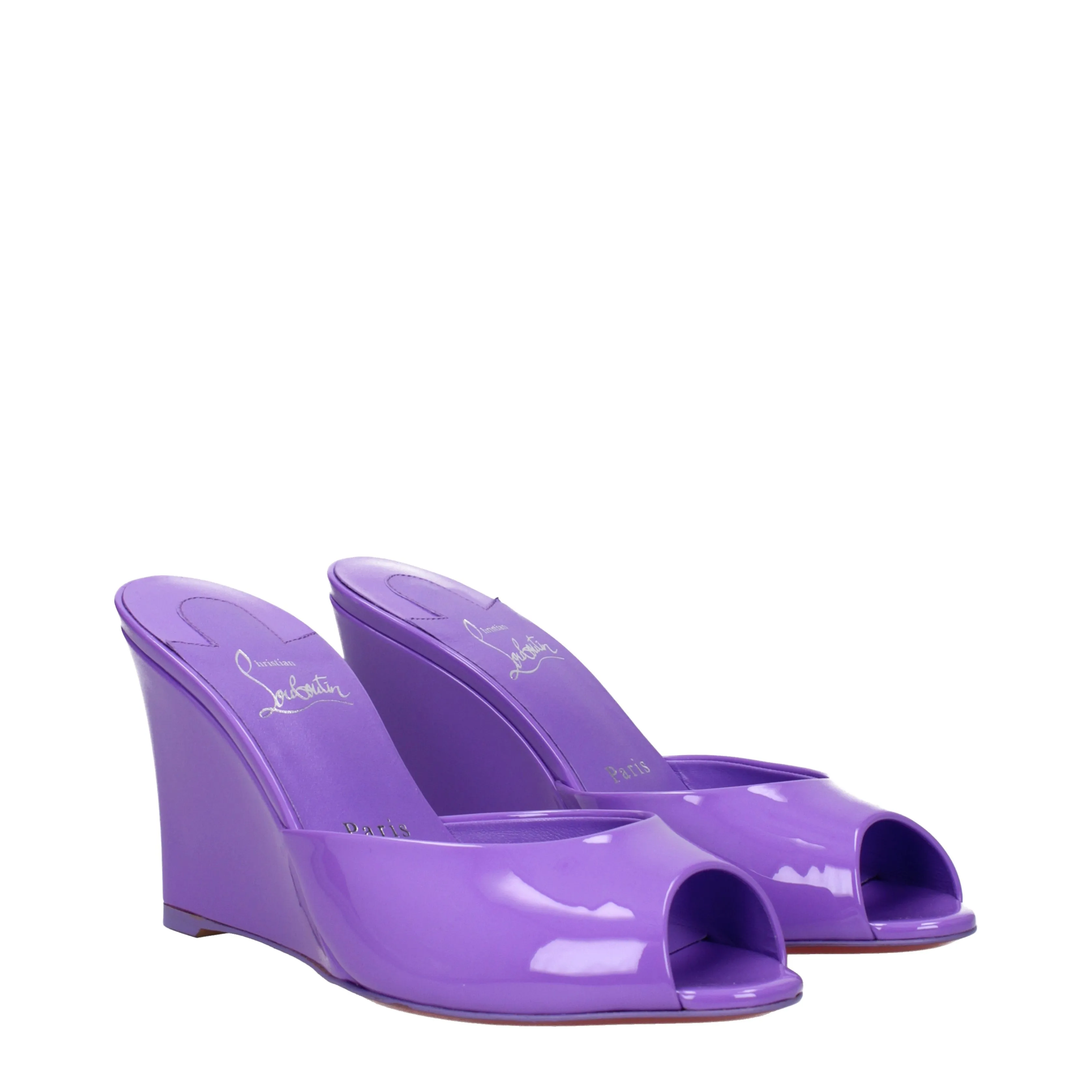 Louboutin Zeppe Me dolly Donna Vernice Viola