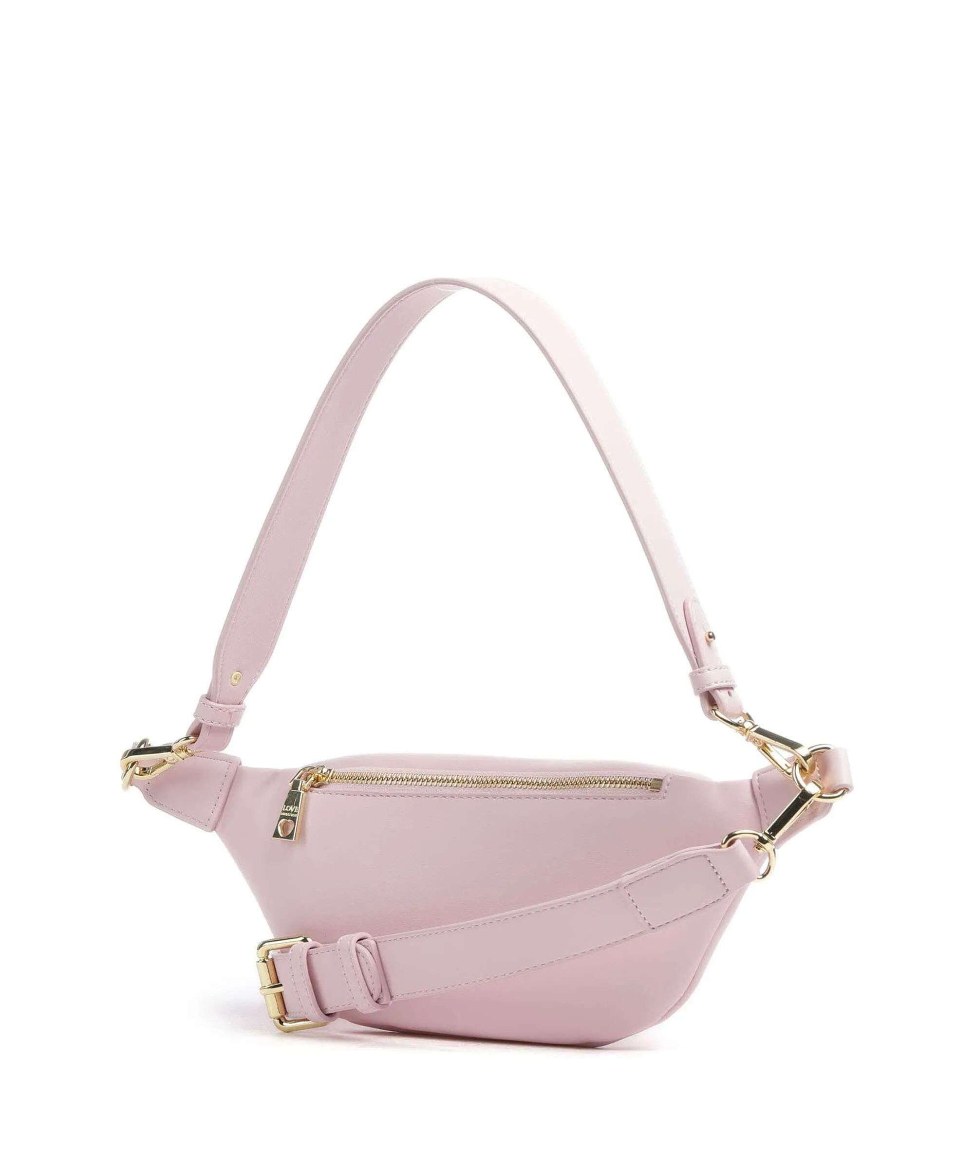  Love Moschino Sparkling Logo Marsupio pelle sintetica rosa  