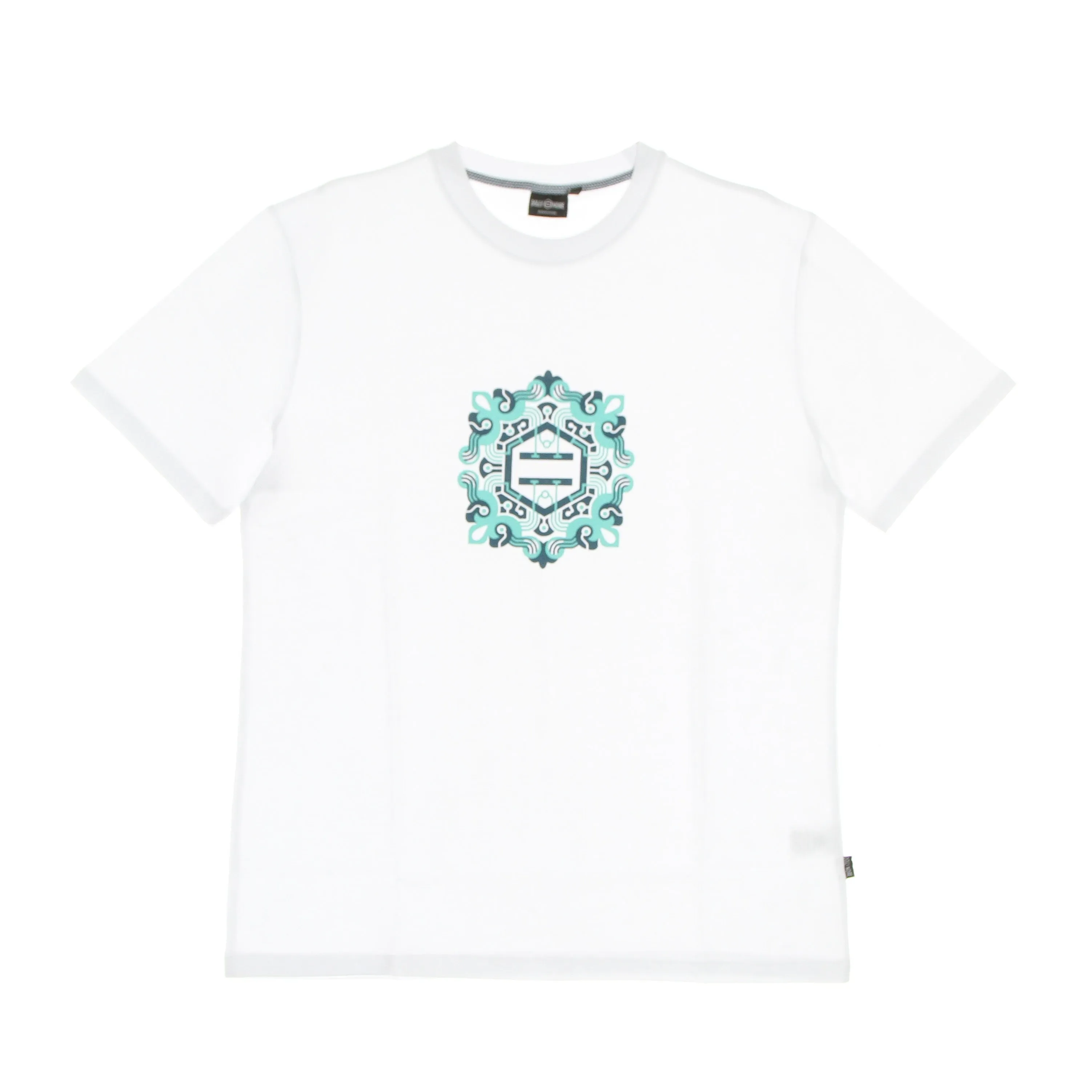 Maglietta Uomo Logo Maioliche Tee White/blue