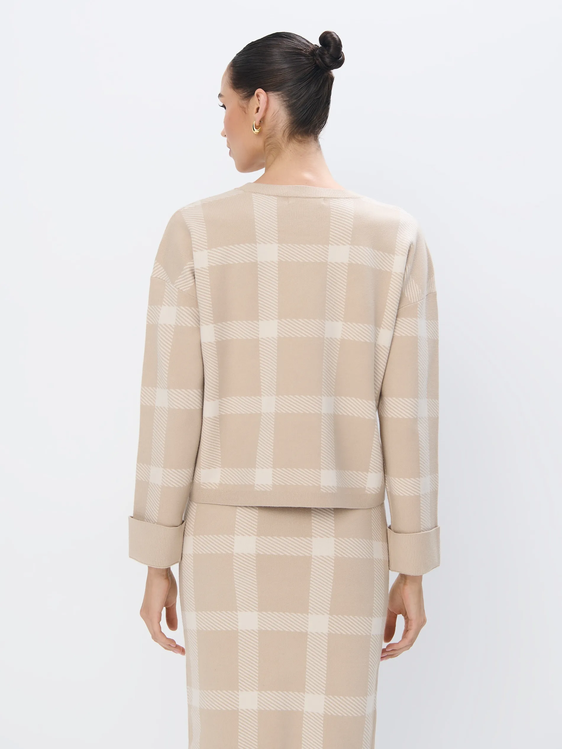 Maglione a quadri
