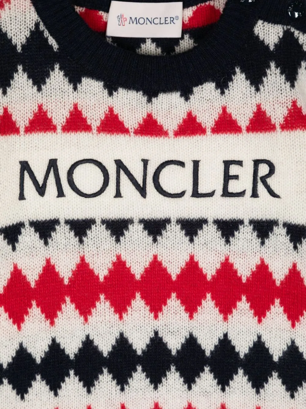 Maglione con logo ricamato