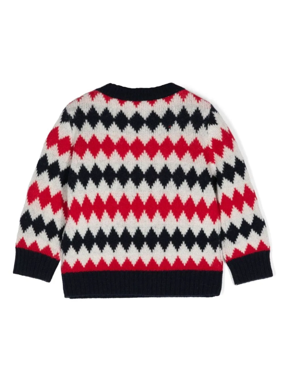 Maglione con logo ricamato