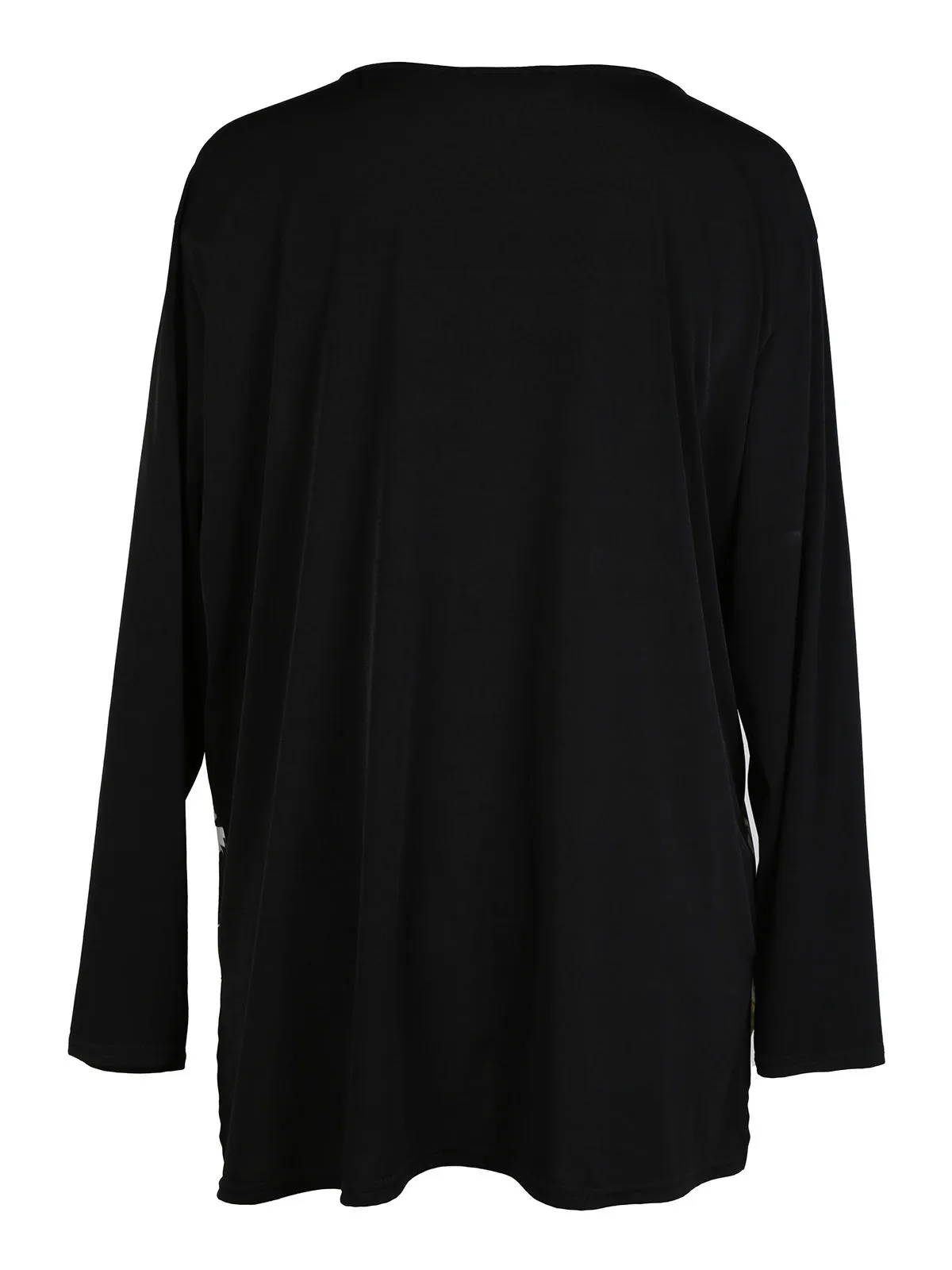 Miss E Co Chemisier femme manches 3/4 avec imprimé grande taille