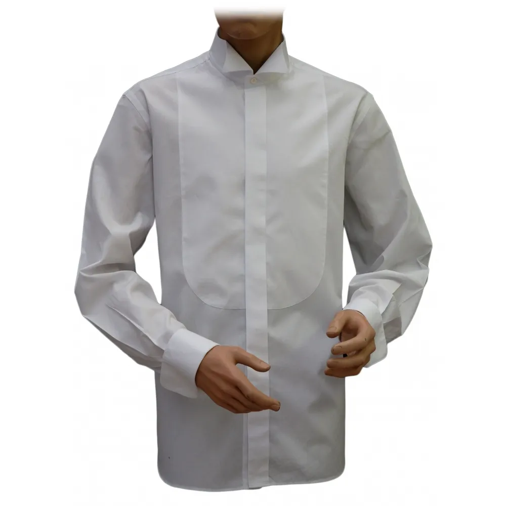 Nicolao Atelier - Camicia da Smoking ‘900 - Camicia - Made in Italy - Luxury Exclusive Collection