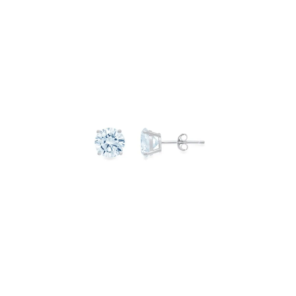 Orecchini Acquamarina 2 carati in oro bianco 18k SG51016