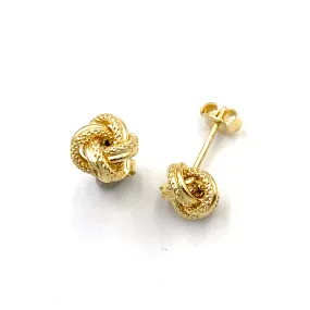 Orecchini Nodo Oro Giallo