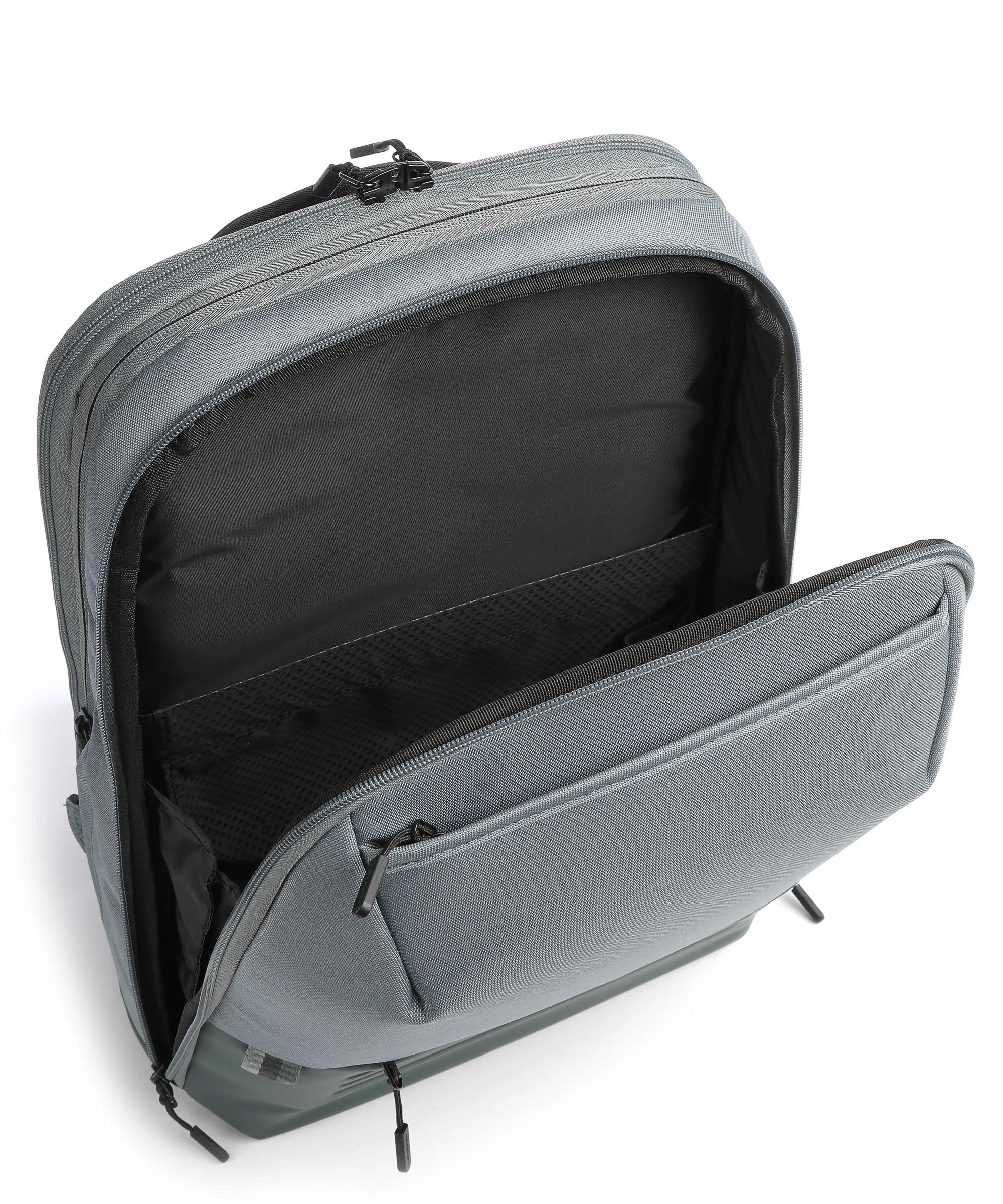  Samsonite Stackd Biz Zaino 17″ poliestere riciclato, pelle sintetica grigio-verde  