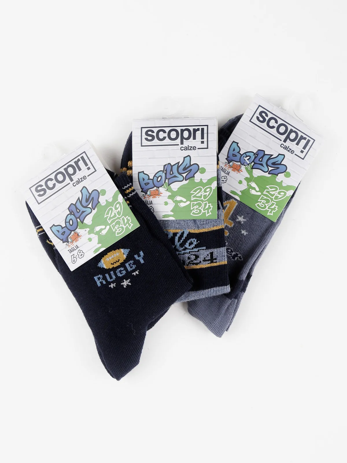 Scopri Junior Lange Kindersocken  Packung mit 3 Paar