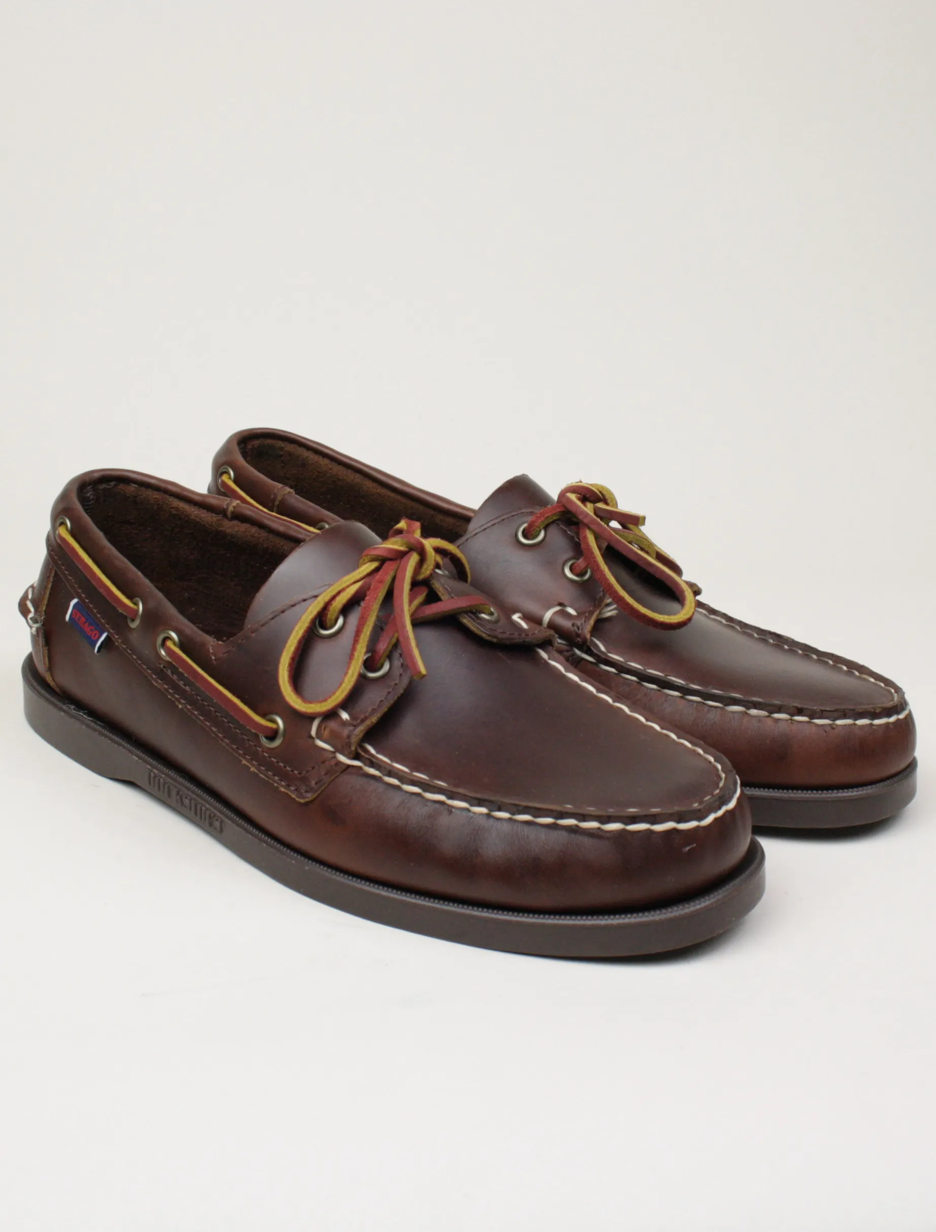 Sebago Docksides Portland Waxed Brown Gum