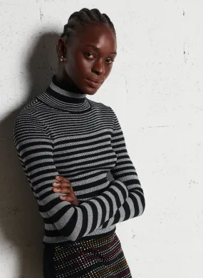  SONIA RYKIEL   Dolcevita in lana e cashmere | Argento 