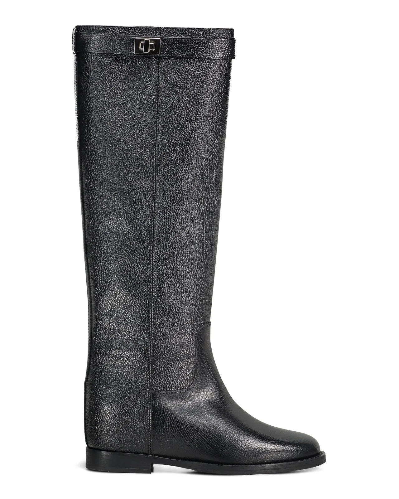 Stivale Essence pelle martellata nera