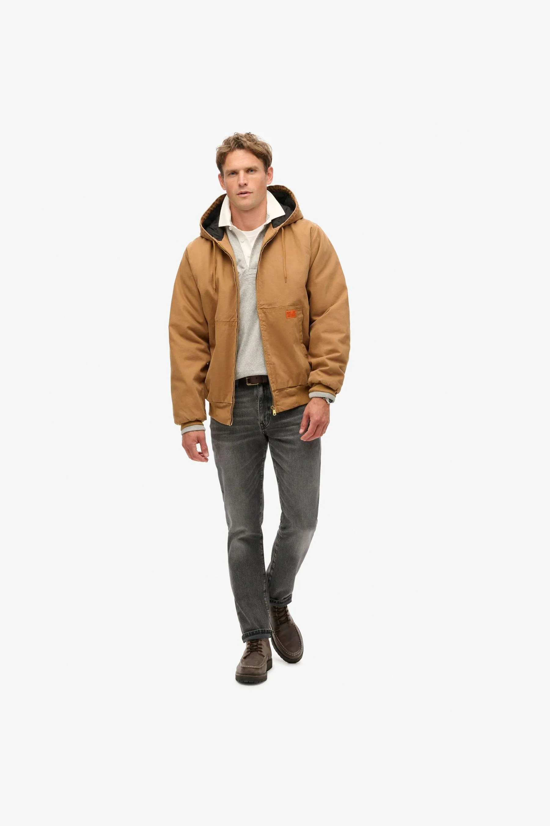 Superdry SURPLUS - BOMBER CON CAPPUCCIO