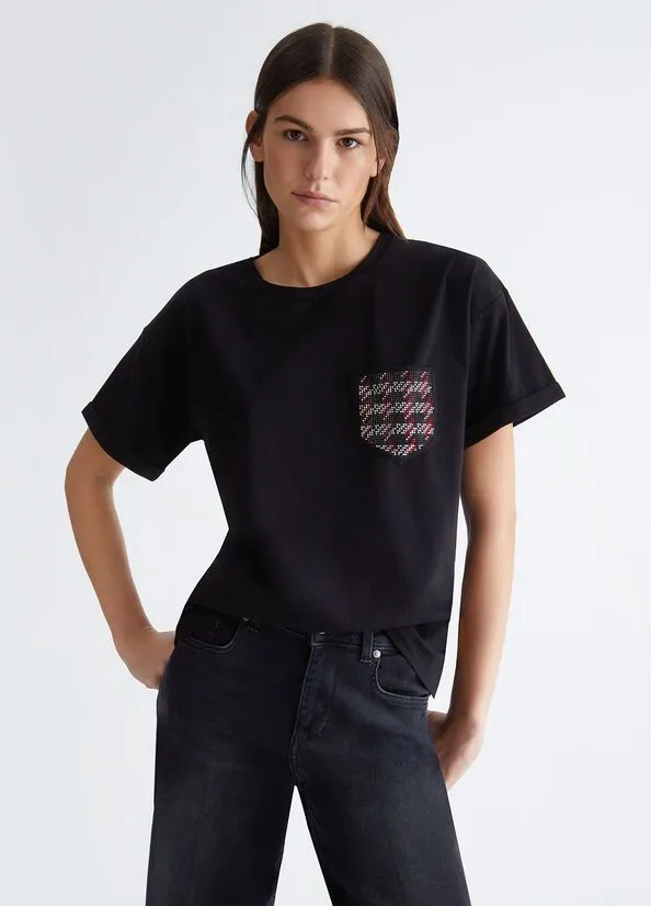 T-SHIRT Donna LIU JO MF3383 J5003 Q9859